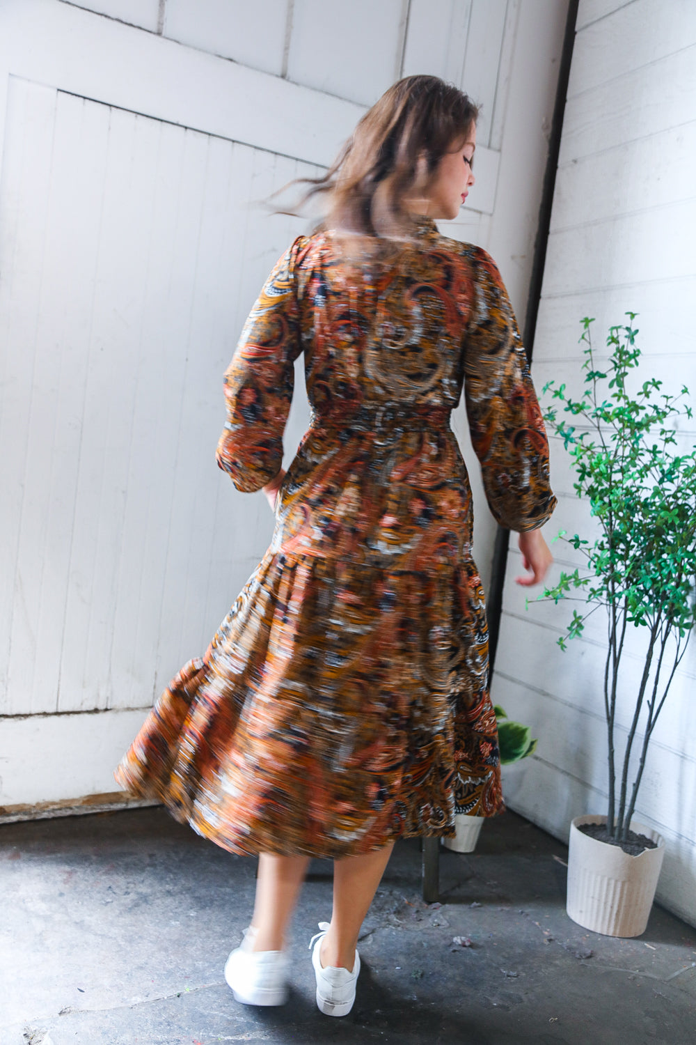 Golden Hour Glamorous Smocked Maxi Dress