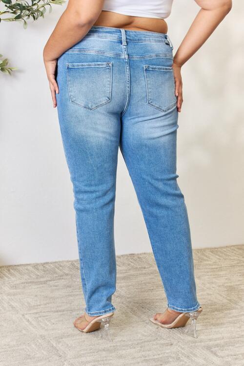 RISEN  Mid Rise Skinny Jeans