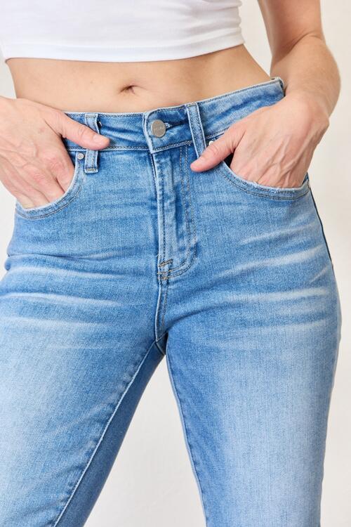 RISEN  Mid Rise Skinny Jeans