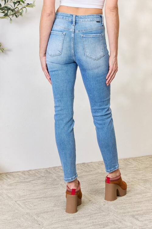 RISEN  Mid Rise Skinny Jeans